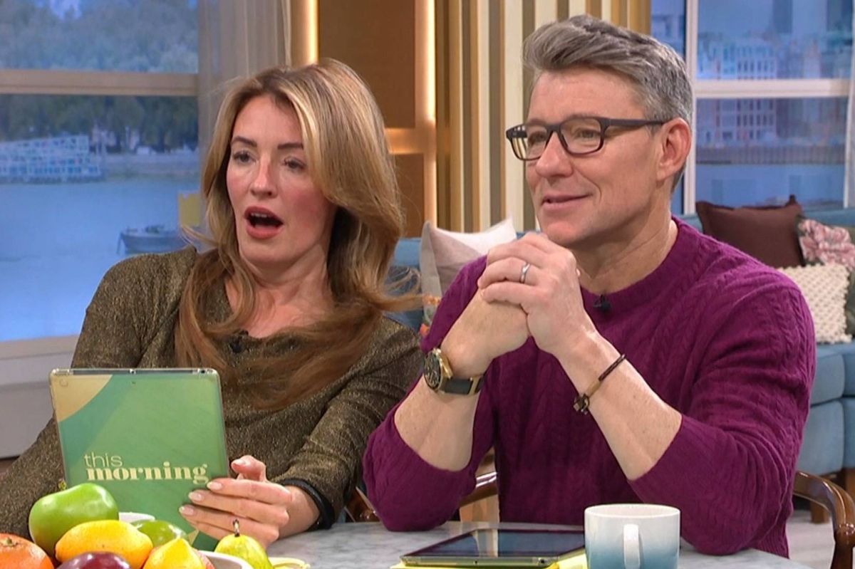 Ben Shephard with Cat Deeley on This Morning