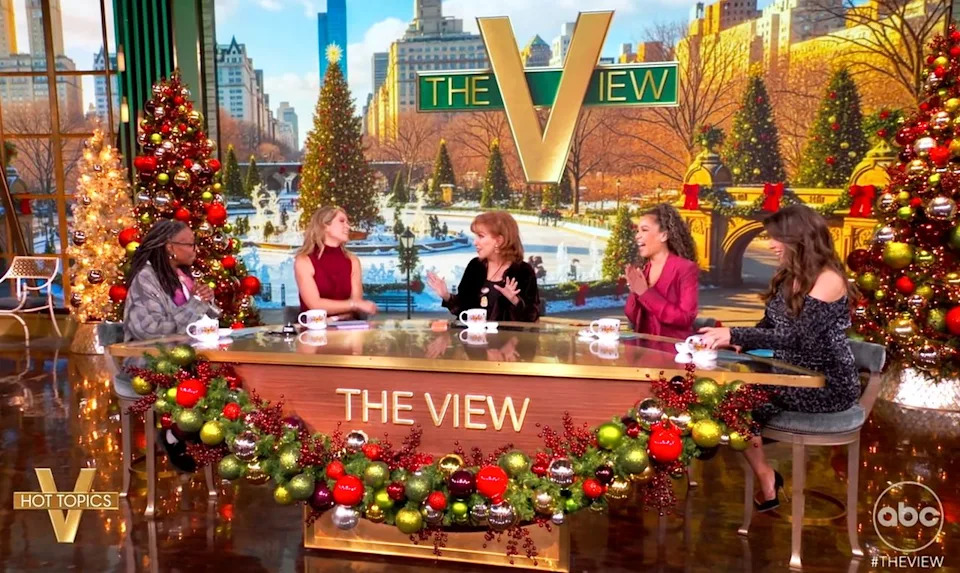 ABC Whoopi Goldberg, Sara Haines, Joy Behar, Sunny Hostin, and Alyssa Farah Griffin on 'The View'