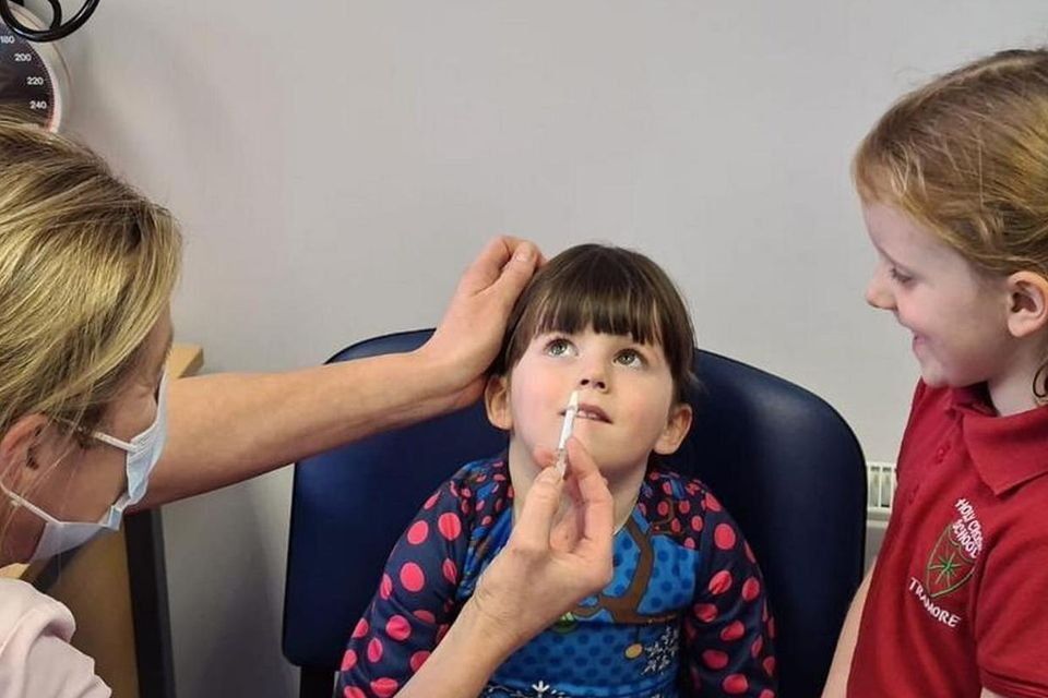 Children's flu vaccine. File image.