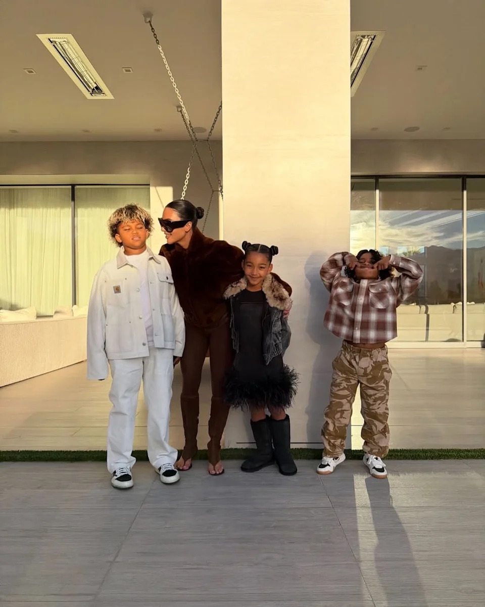 Kim Kardashian, Saint West, Chicago West, Psalm West