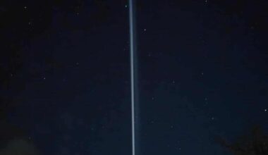 Mysterious Beam of Light Over Wexford's Sky