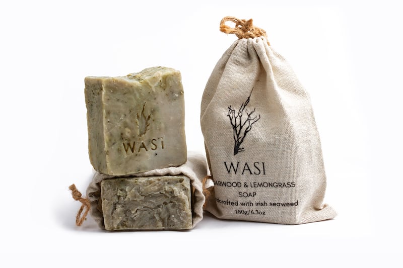 Wasi Handmade Seaweed Soap, €14, contains cedarwood and lemon grass