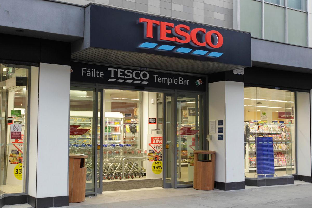 Tesco in Temple Bar, Dublin (stock)