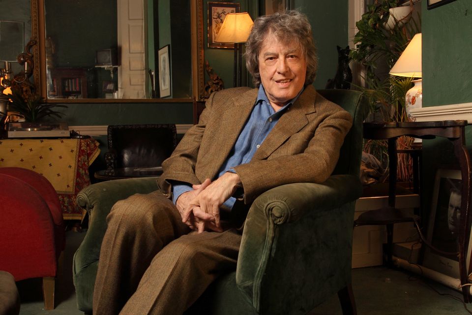 Tom Stoppard in the Gate Theatre's green room in 2009. Photo: Anthony Woods
