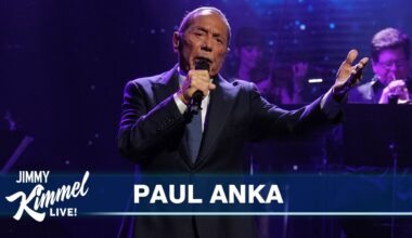 Paul Anka on Kimmel