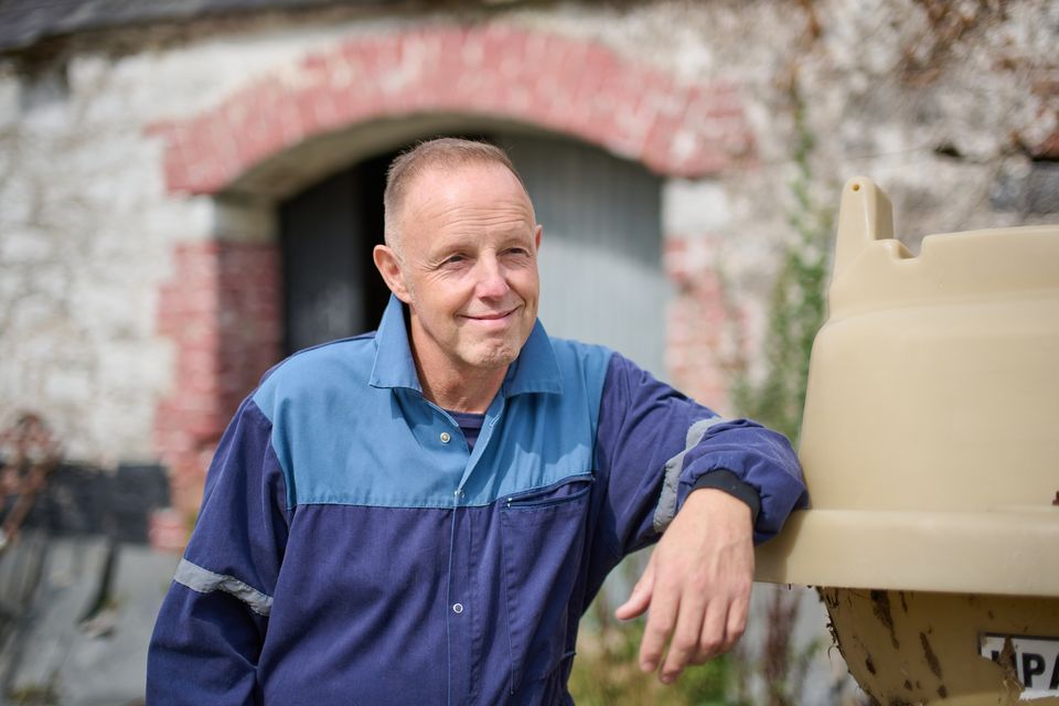 Eddie Punch on his farm.  Photo: John Kelly