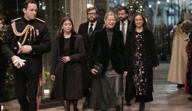 The Duke of Kent’s Daughter Lady Helen Taylor and Her Children Attend Kate Middleton’s Christmas Carol Service