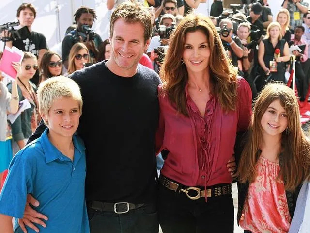 David Livingston/Getty Cindy Crawford, Rande Gerber, Presley Gerber, and Kaia Gerber