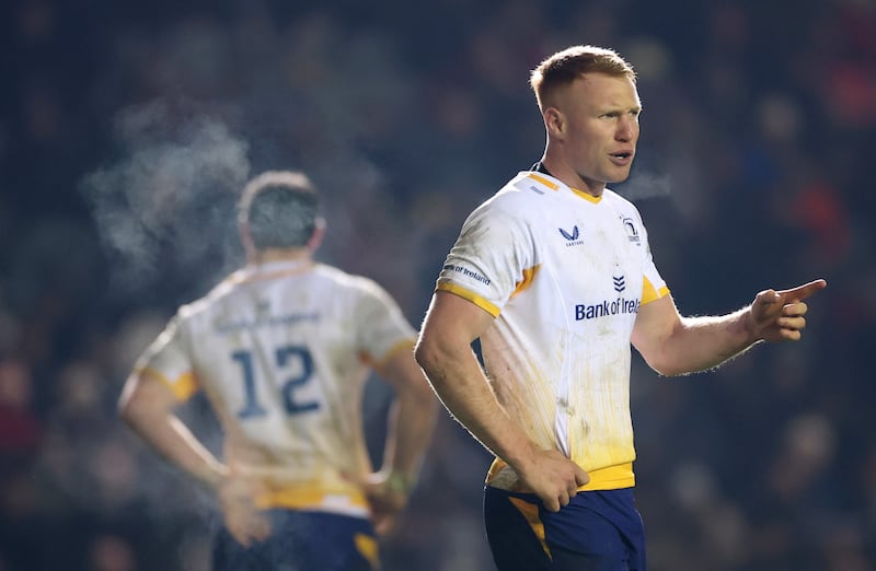 Leinster's Ciaran Frawley starts at fullback against Munster. Photograph: James Crombie/Inpho