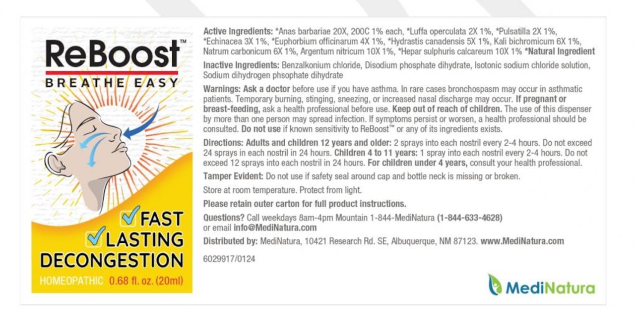 ReBoost nasal spray recall