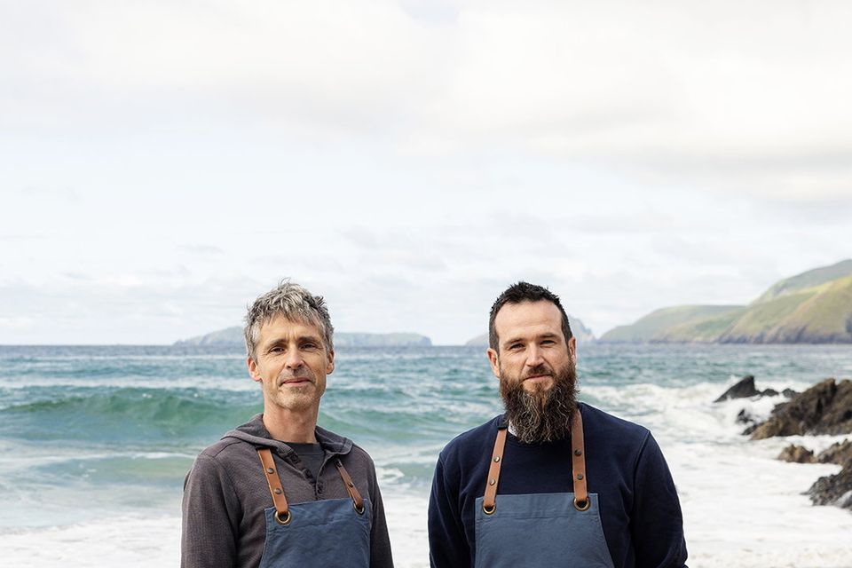 Dingle Sea Salt founders Tom and Moe.