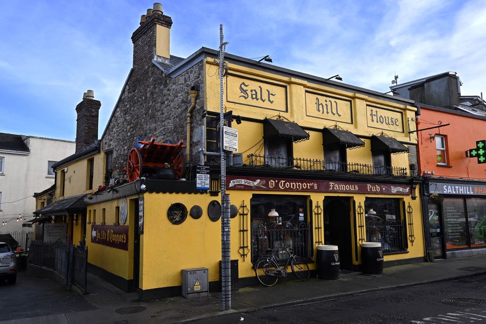 The outside of  O'Connor's in Salthill.  Photo: Ray Ryan 