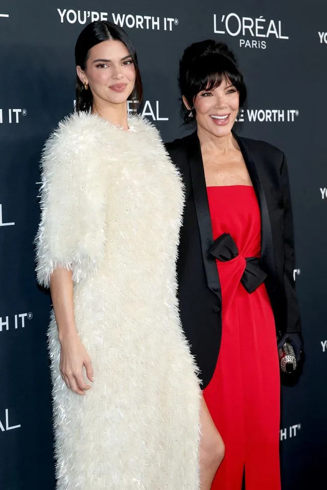 Getty Kendall Jenner and Kris Jenner on the red carpet