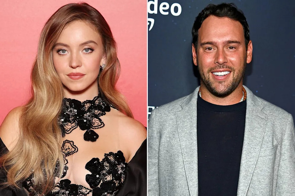 Daniele Venturelli/Getty; Kevin Mazur/Getty Sydney Sweeney; Scooter Braun