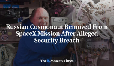 Russian Cosmonaut Removed From SpaceX Mission After Alleged Security Breach
