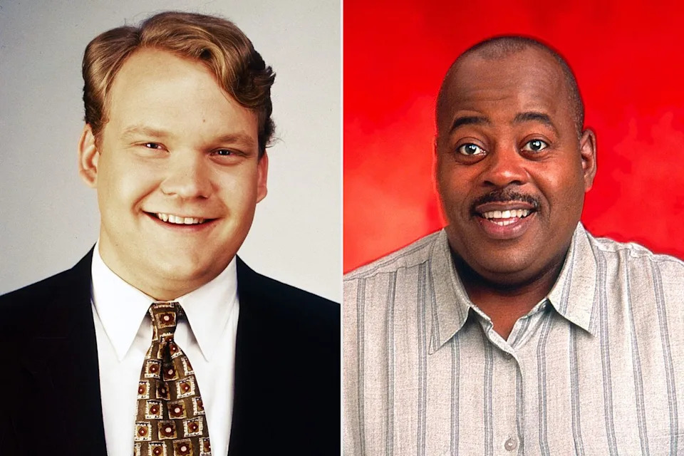 Kimberly Butler/NBC/Courtesy Everett Collection; Bob D'Amico/ABC/Courtesy Everett Collection Andy Richter and Reginald VelJohnson