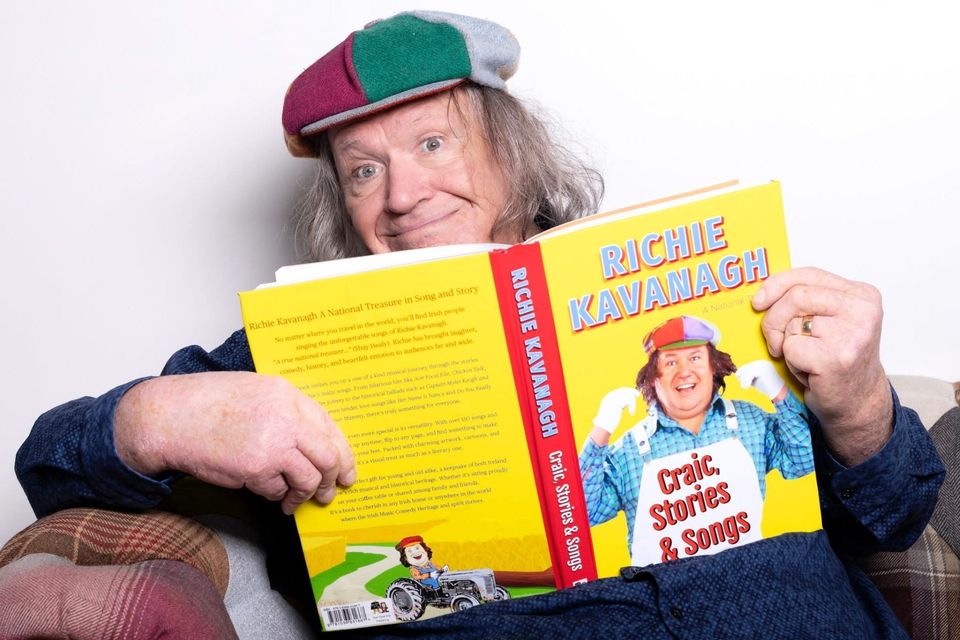 Richie Kavanagh pictured with his new book 'Richie Kavanagh: Craic, Stories & Songs'