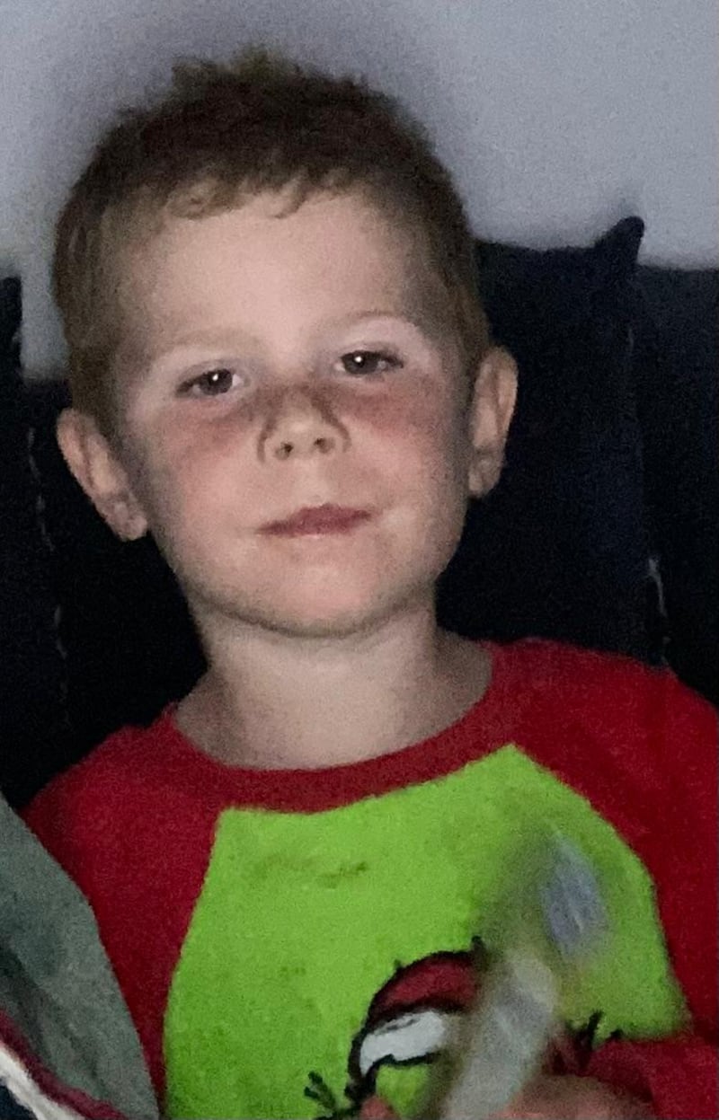 Four-year-old Tadhg Farrell, who was killed in a house in Edenderry, Co Offaly on Saturday evening
