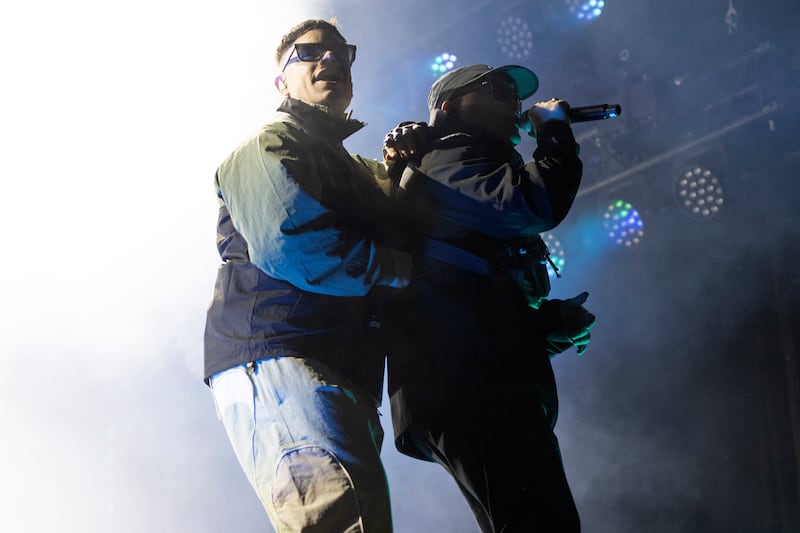 Móglaí Bap and Mo Chara. Photograph: Chris Maddaloni