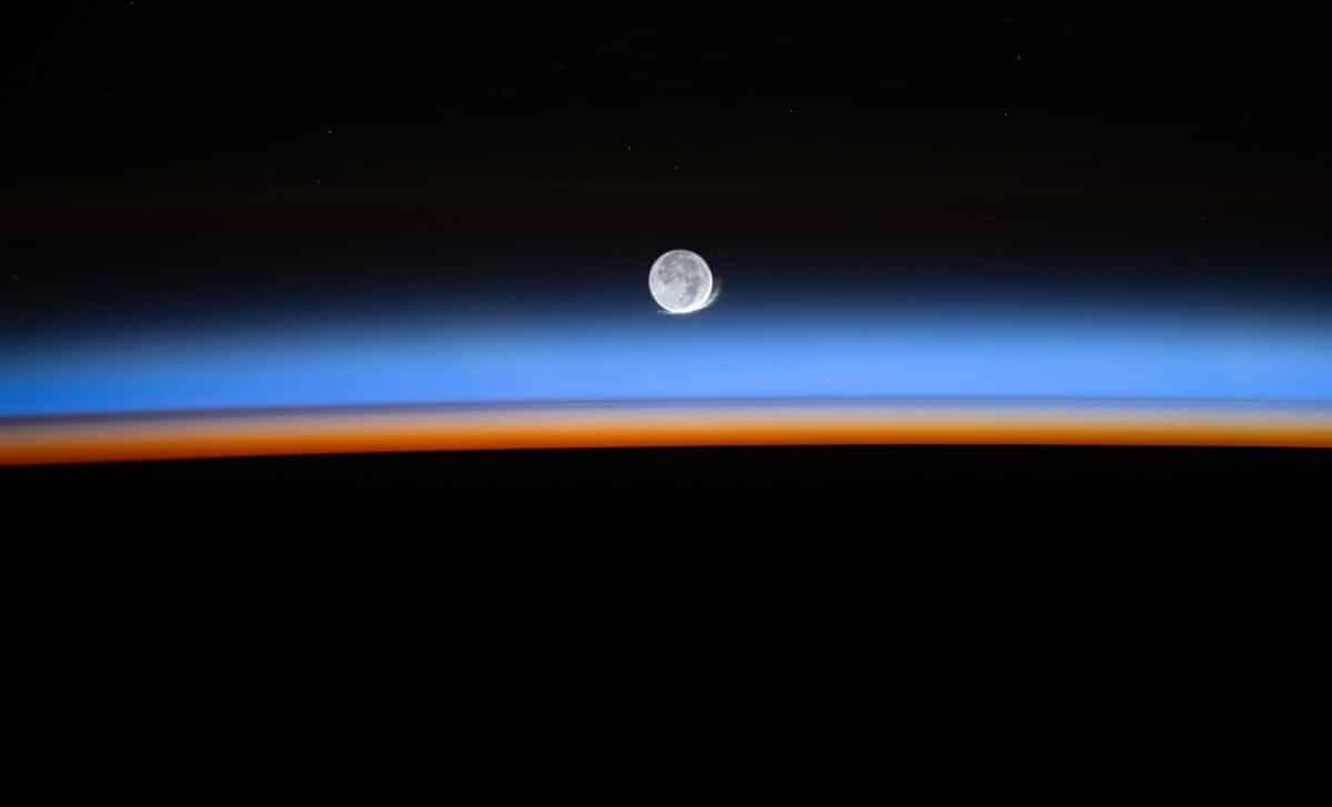 Astronaut Captures Stunning Photo Of Rare Lunar Halo From Space, The Moon Looks Totally Different!