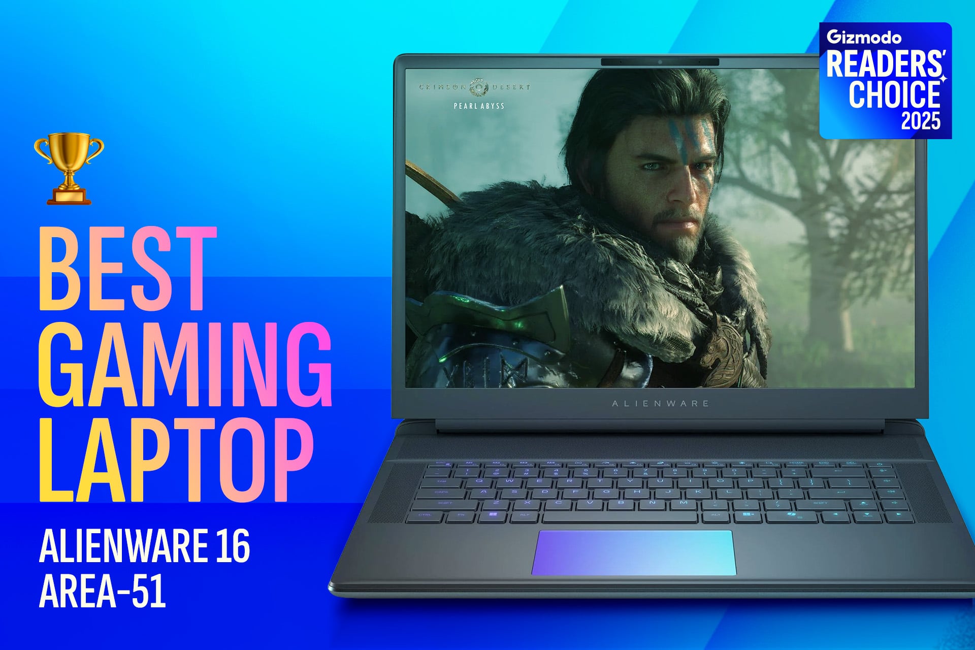 An image of the Alienware 16 Area-51 gaming laptop.