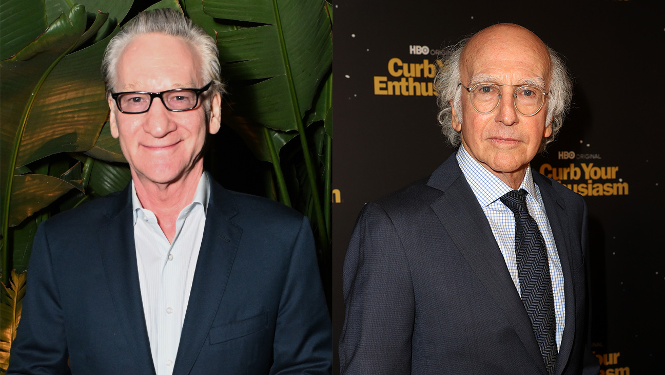 Bill Maher (left) and Larry David