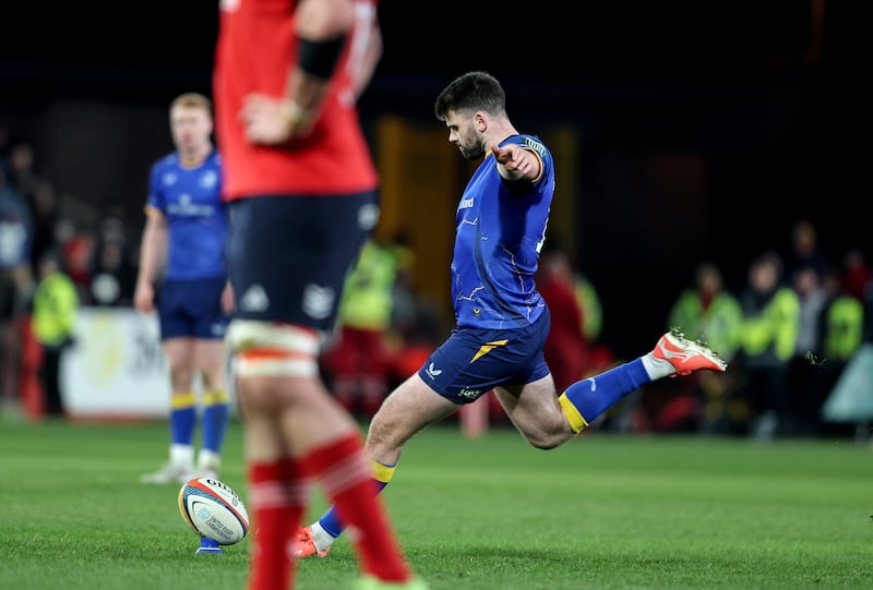 Leinster's Harry Byrne. Photograph: Dan Sheridan/Inpho