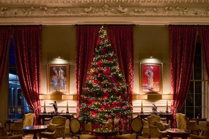 Staff at the Castlemartyr Resort in Co Cork are hoping to recreate a homely Christmas experience in the big manor house