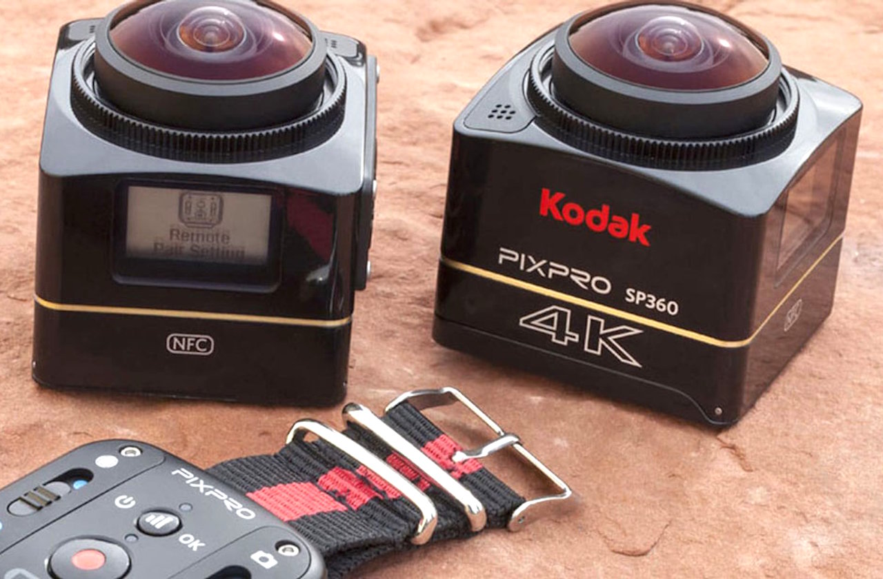 Kodak Pixpro SP360 4K Premier Pack VR camera for making side-by-side 3D videos affordably