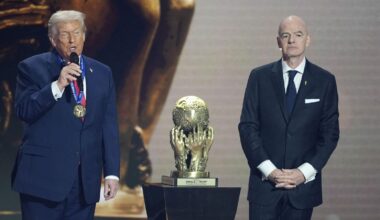 Infantino pledges football's unswerving support to Trump - not in our f*cking name