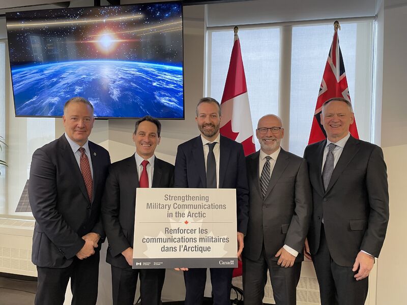 Canada picks Telesat and MDA to study Arctic military communications constellation