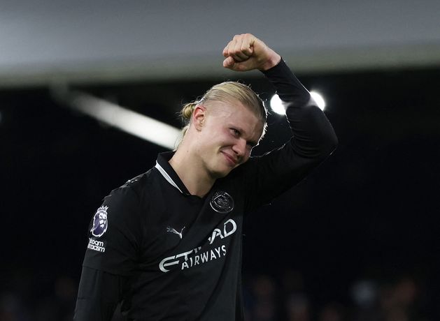 Erling Haaland breaks Premier League record as Man City nearly squander four-goal lead in Fulham classic