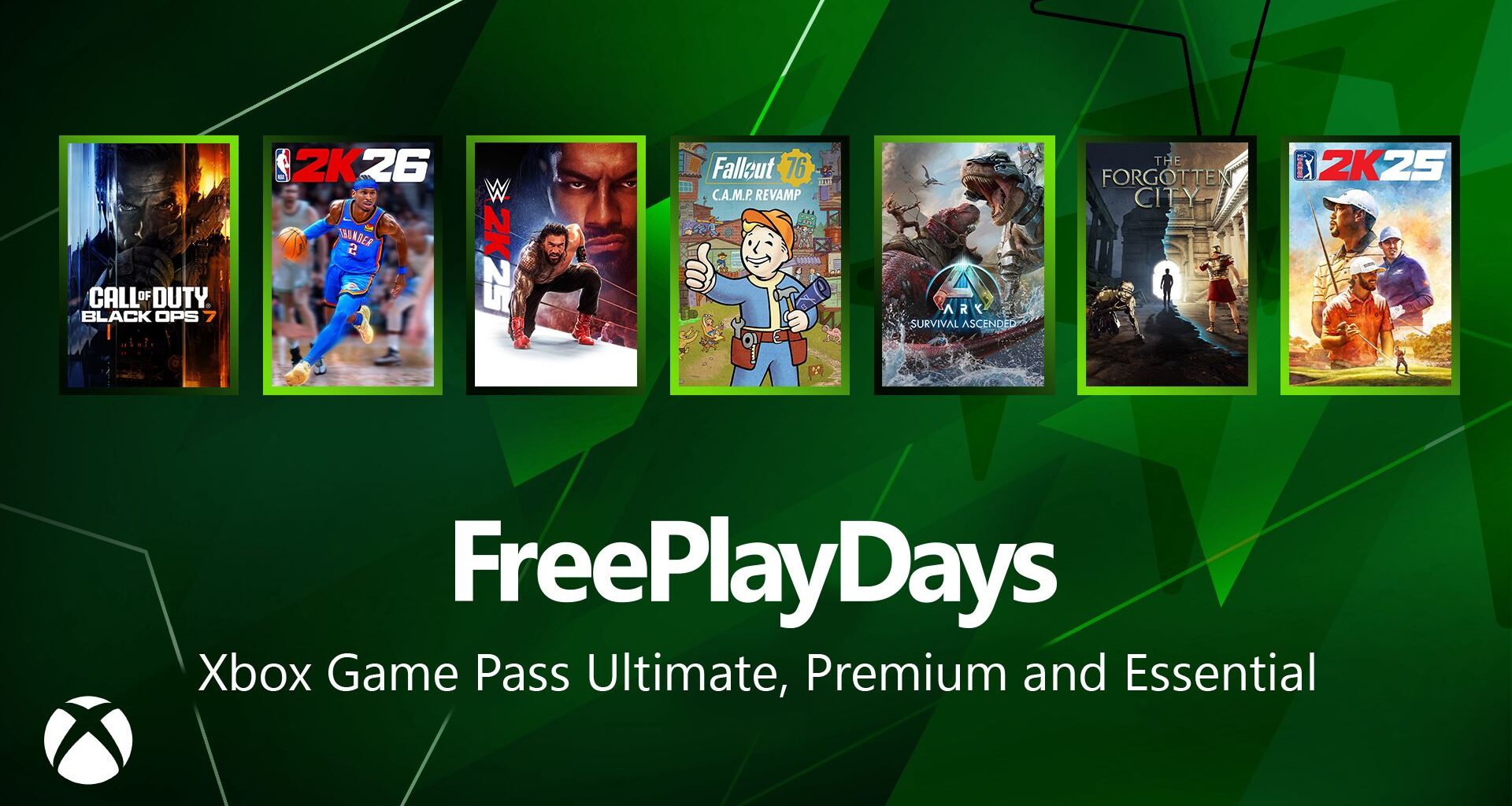 Free Play Days – Call of Duty: Black Ops 7, NBA 2K26, Fallout 76, Ark: Survival Ascended and More