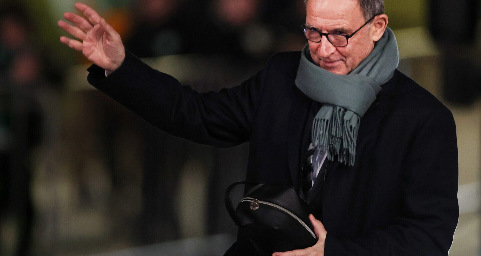 Martin O'Neill's emotional on-pitch address to Celtic fans immediately after Dundee win