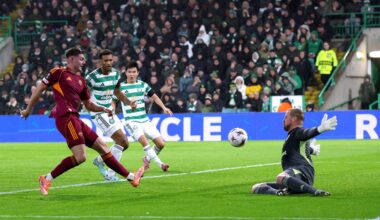 Celtic fans react to Evan Ferguson's performance for Roma in the Europa League