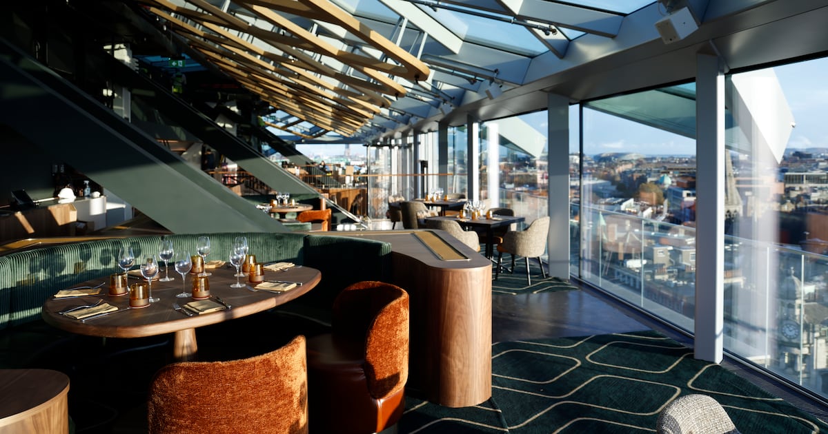 Díon, Dublin’s glitzy new rooftop destination in former Central Bank – The Irish Times