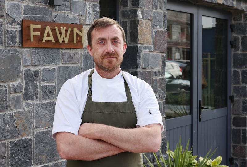 Head Chef and owner Jason O'Neill at Fawn, Oranmore. Photograph: Joe O'Shaughnessy
