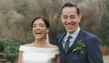 PICTURE EXCLUSIVE: Ryan Tubridy says 'I do' to wife Clare Kambamettu in West of Ireland wedding