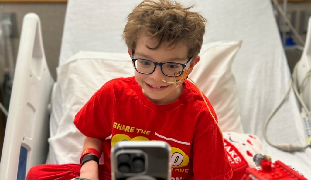 A CT child 'miraculously' survived cancer so severe it caused a stroke