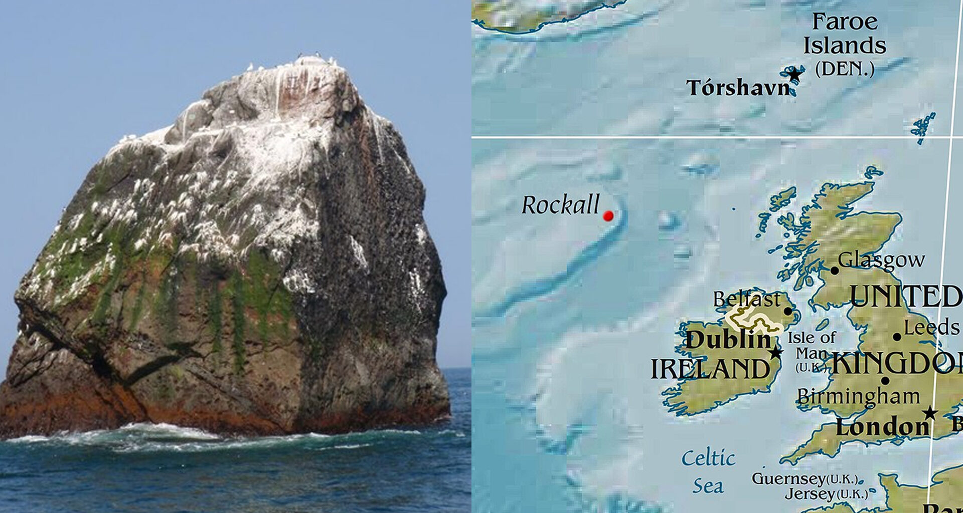Irish and British Governments negotiating Rockall claim