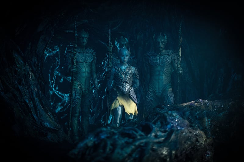 The War Between the Land and the Sea. Photograph: James Pardon/Bad Wolf/BBC Studios