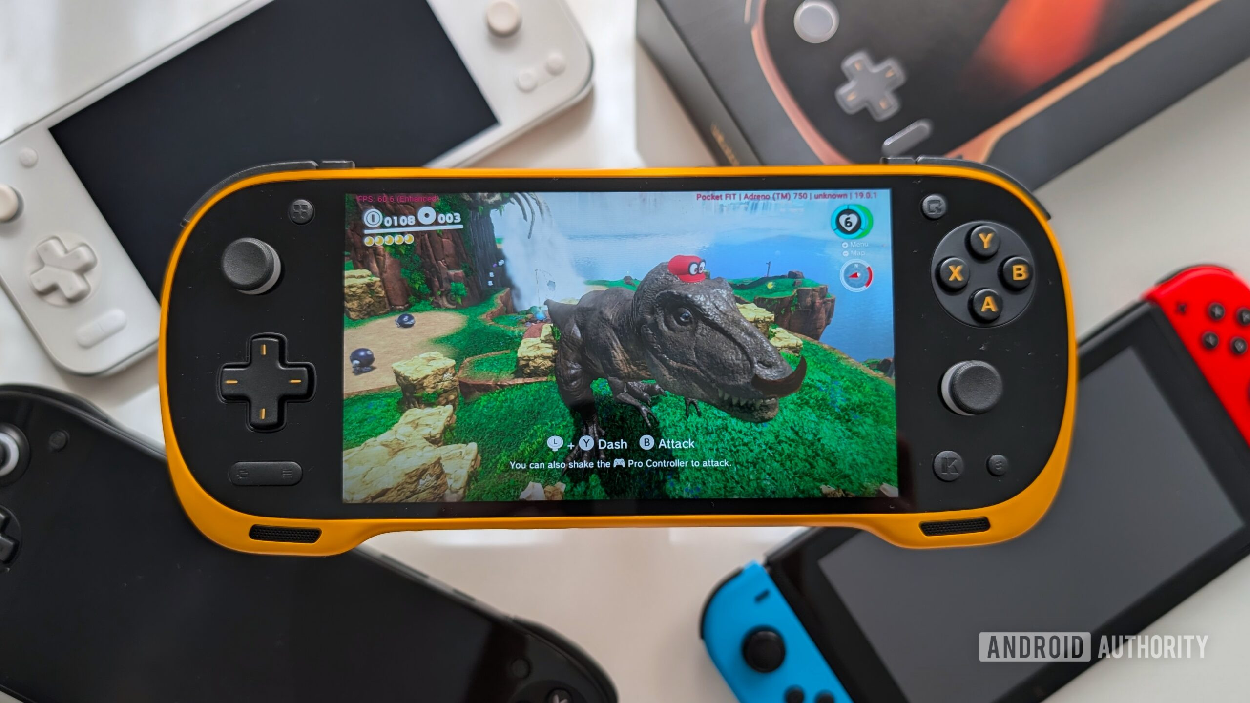 KONKR Pocket FIT switch emulation Mario Odyssey