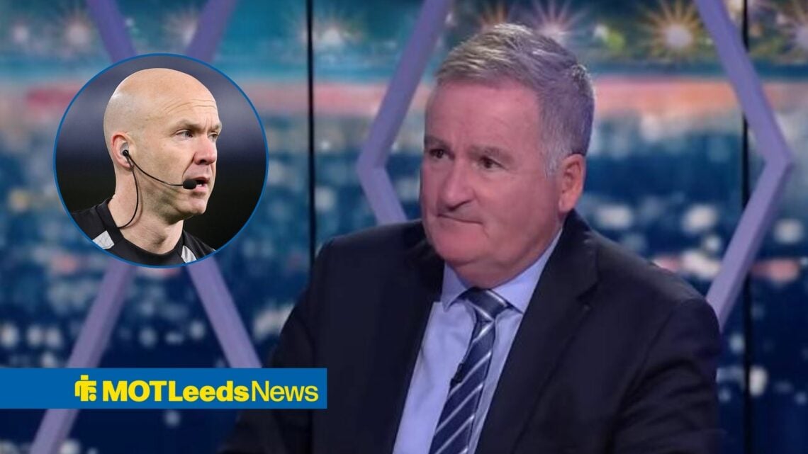 Richard Keys next to Anthony Taylor