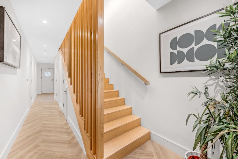 Entrance hall with feature staircase