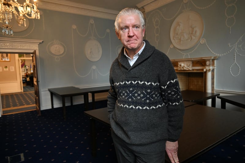 Trevor Macnamara has been the chair of the organising committee for the Christmas dinner event for the last three years. Photograph: Bryan Meade 