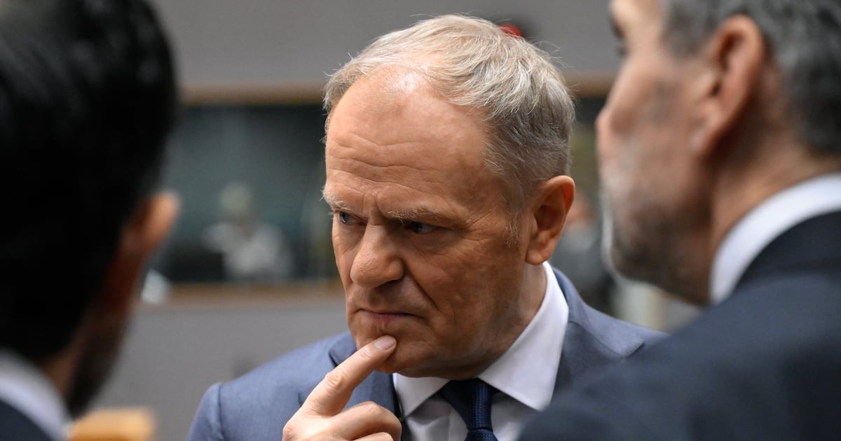 Tusk warns Europe can pay ‘in money or blood’ as frozen Russian assets for Ukraine debated – The Irish Times