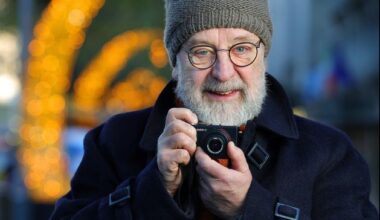 Author Michael Harding: ‘The camera was showing me something new; how sad and lonely people can be behind the mask of Christmas cheer’