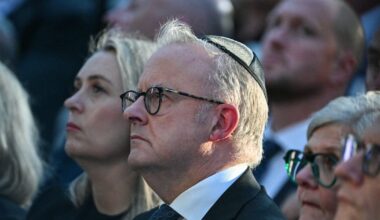 Australian PM booed at memorial event for Bondi beach shooting attack victims – The Irish Times