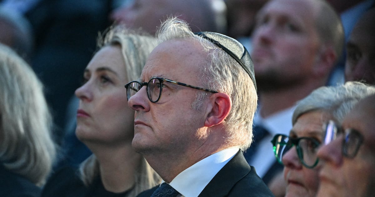 Australian PM booed at memorial event for Bondi beach shooting attack victims – The Irish Times