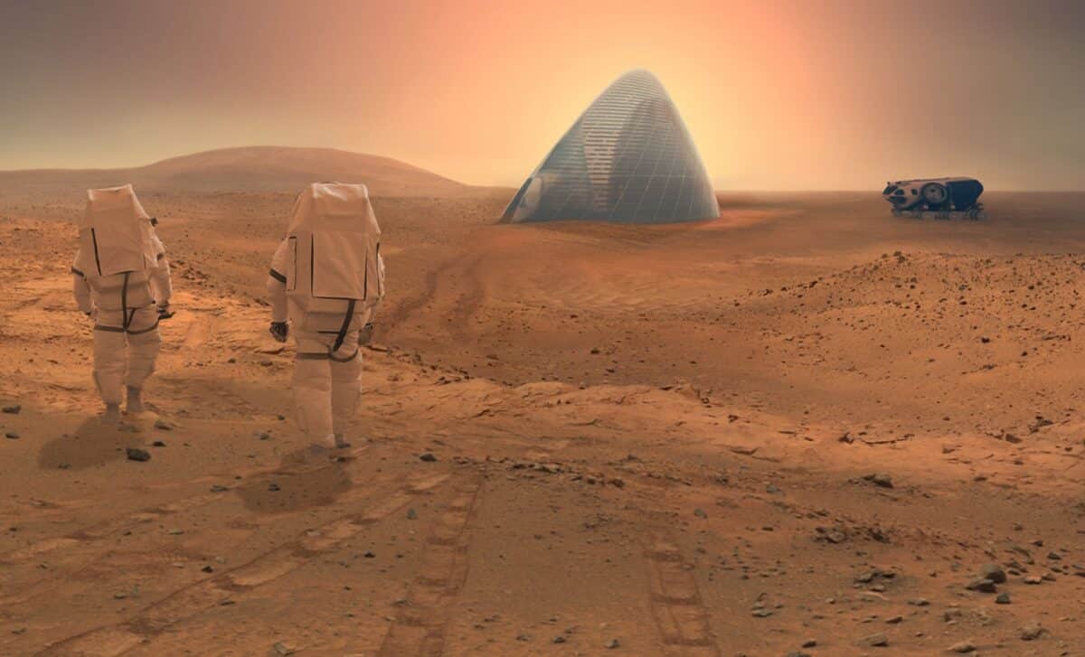 Mars Cities Built From Ice